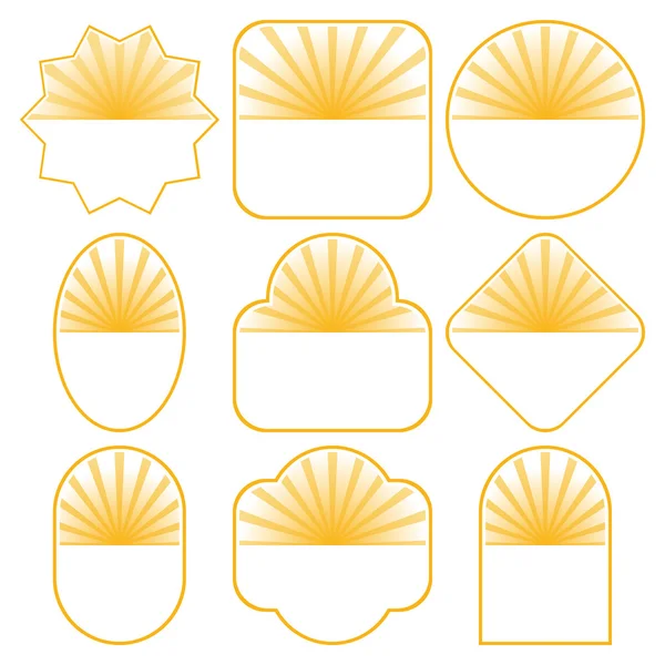 Set Badges Designs Available Jpeg Eps8 Formats — Stock Vector