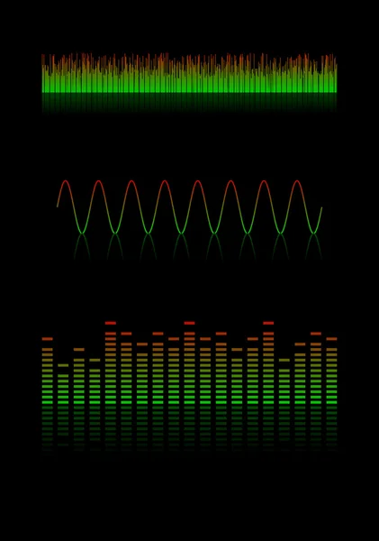 Zvukové vlny — Stockový vektor