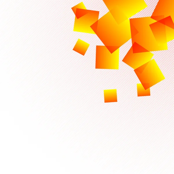 Abstrakt Bakgrund Med Orange Rutorna — Stock vektor