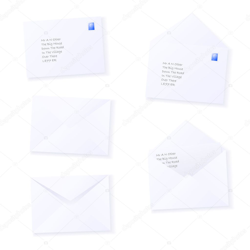 Set of envelope designs available in both jpeg and eps8 format.