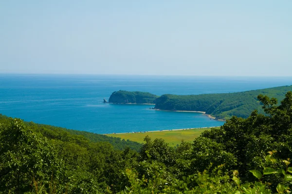 stock image This is the bay in the Far East of Russia named cape of Lion