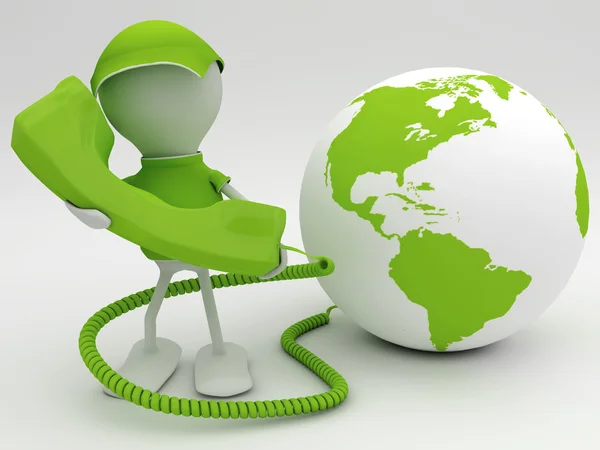 VoIP concept — Stock Photo, Image