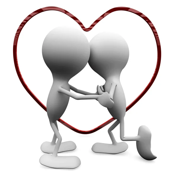 Para Całowanie Miłość Koncepcji Miłości — Zdjęcie stockowe