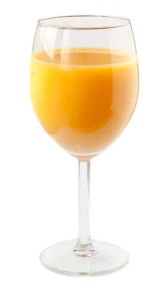 桔子汁的酒杯 — 图库照片
