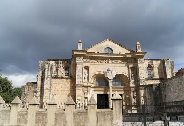 Kathedraal Primada Amerika Kerk Santo Domingo Catedral Santa María Encarnación Rechtenvrije Stockfoto's