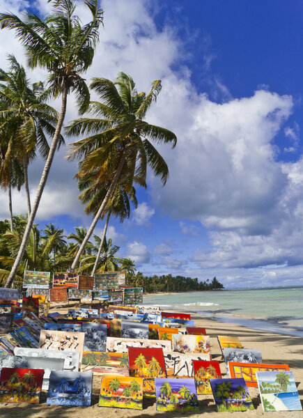 The souvenirs from Dominican republic.
