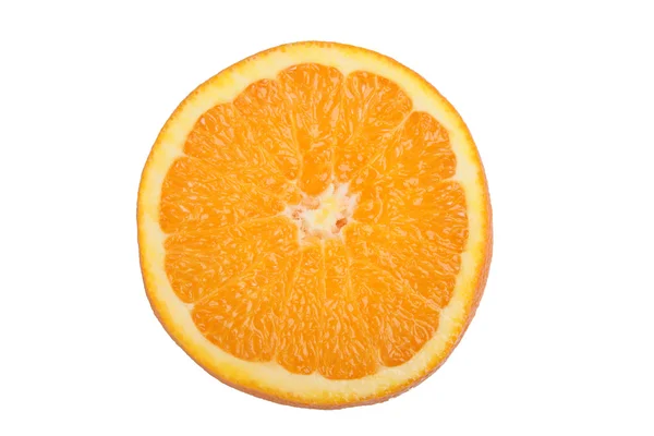 Orange Auf Weißem Hintergrund — Stockfoto