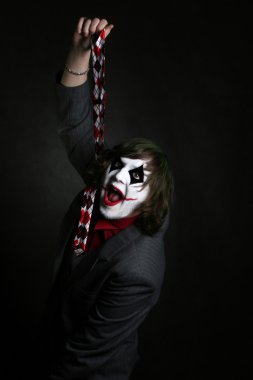 Joker portrait clipart