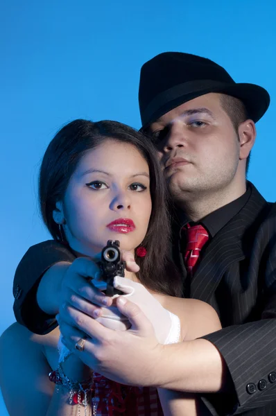 Bonnie and clyde — Stock Photo, Image