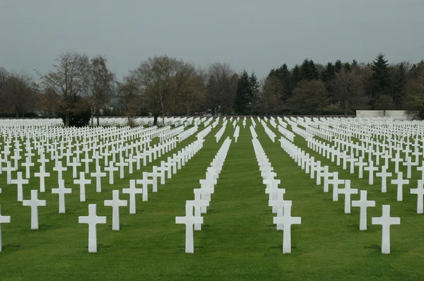 Soldatenfriedhof Stockbild