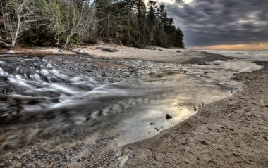 superior gölünün Kuzey michigan sonbahar sonbahar güzel huricane Nehri