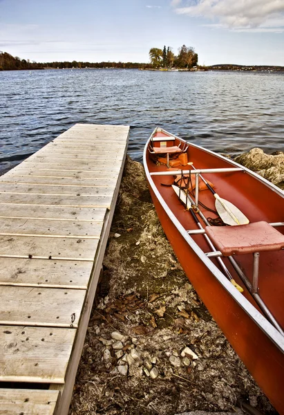 Potawatomi State Park Boat rental — Stock Photo, Image