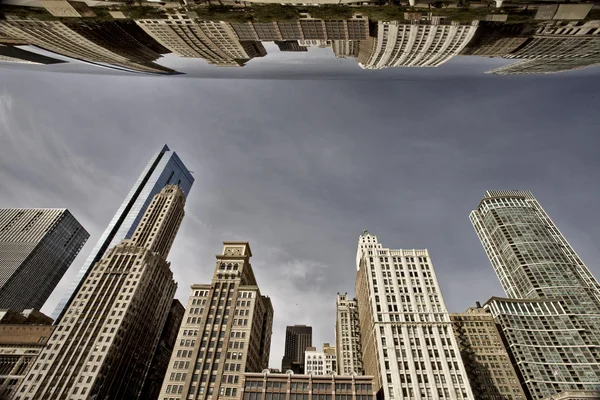 Чикаго Центр Millenium Park Michigan Avenue — стоковое фото