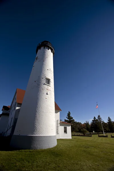 Lighthouse Northern Michigan Lake Superior Scenic — Stock Photo, Image