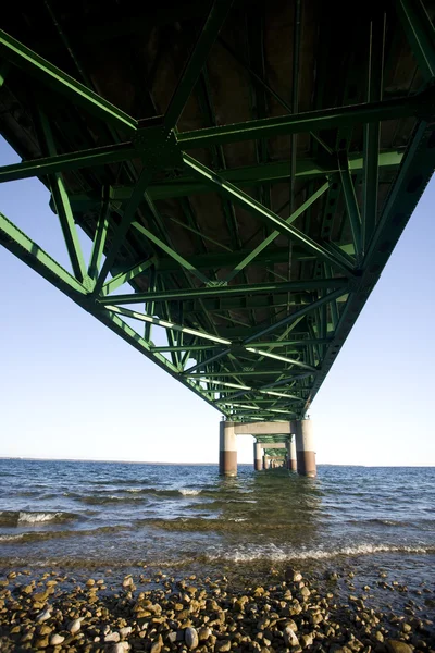 Città di Mackinaw bridge michigan — Foto Stock