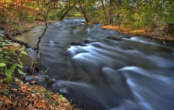 stock image Mississippi River Minneapolis rushing in Hiawatha Park Minnesota