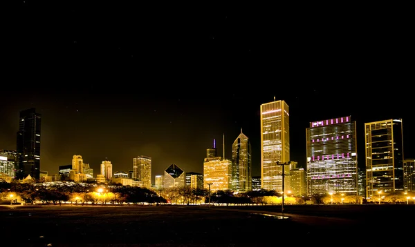 Night Photography Chicago — Stock Photo, Image