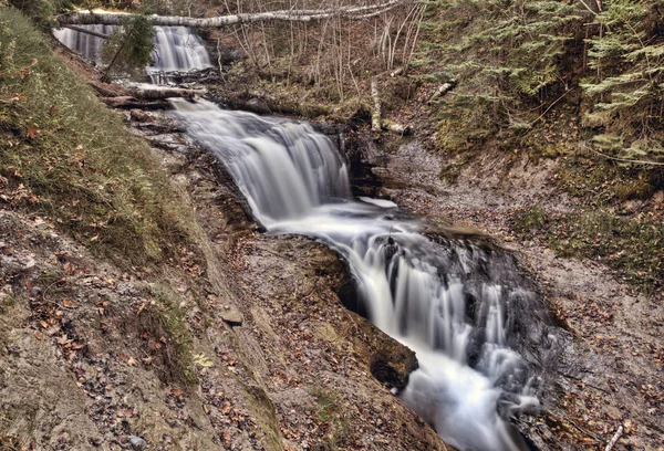 Northern Michigan UP Waterfalls Wagner Falls — Stock Photo, Image
