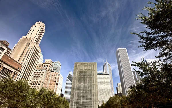 시카고 도시 풍경 — 스톡 사진