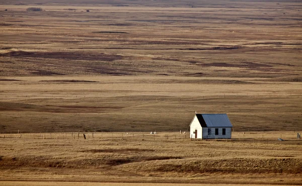 Vieille église de prairie — Photo