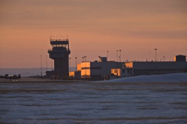 Airport Tower 15 Wing Air Force Base Moose Jaw clipart