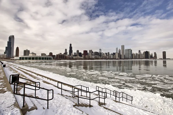 Chicago Downtown City Lake Michigan — Stock Photo, Image