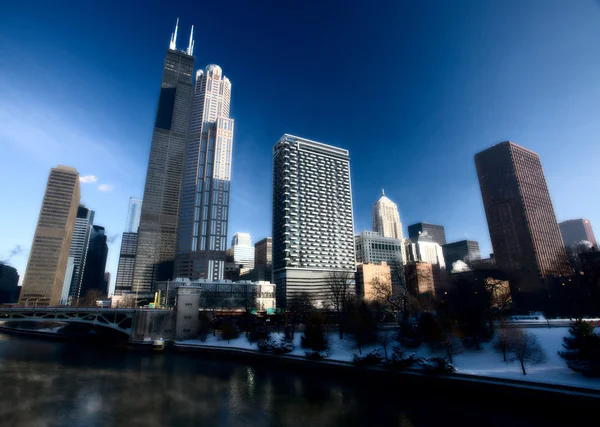 Centro Ciudad Chicago —  Fotos de Stock