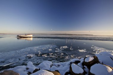 Lake Superior in Winter clipart