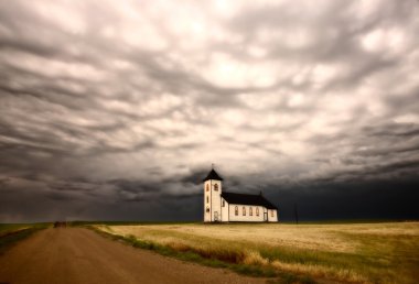 Bulutlu saskatchewan gün