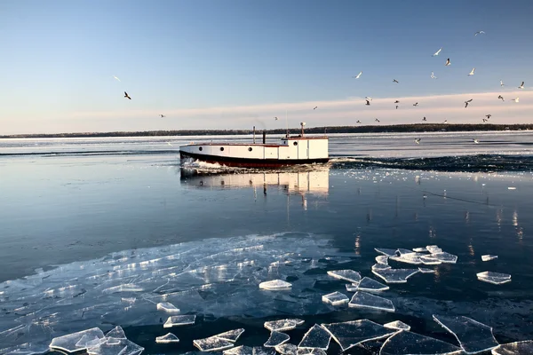Kışın superior Gölü — Stok fotoğraf