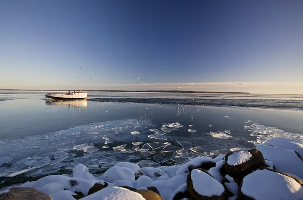 stock image Lake Superior in Winter