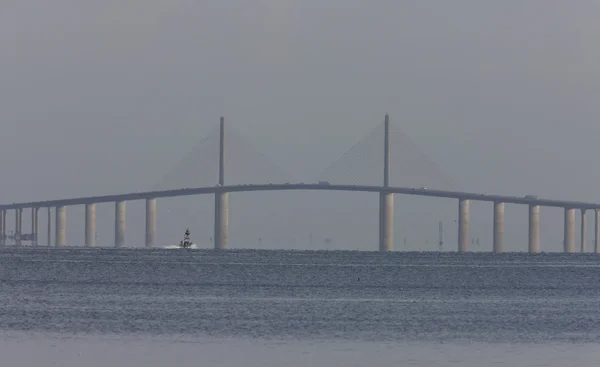 Sunshine Skyway Bridge Tampa Bay Florida — Fotografia de Stock