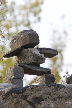 inukshuk Kuzey manitoba