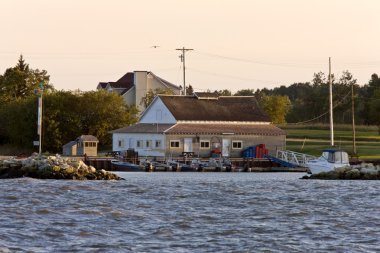 balıkçı kulübesi hecla kurtarmasından manitoba göl winnipeg