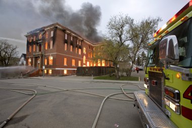 Saskatchewan binada yangın