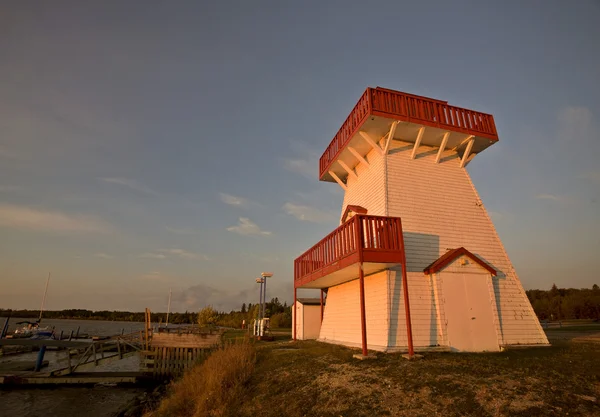 Lookout Tower Gull Harbour Manitoba Canada — Stock Photo, Image