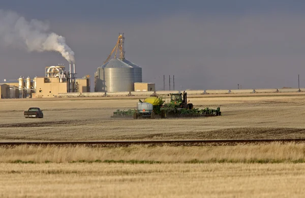 Pertanian Pembibitan Dan Industri Potash Latar Belakang — Stok Foto