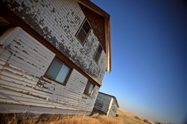 çiftlik evi saskatchewan Kanada terk edilmiş