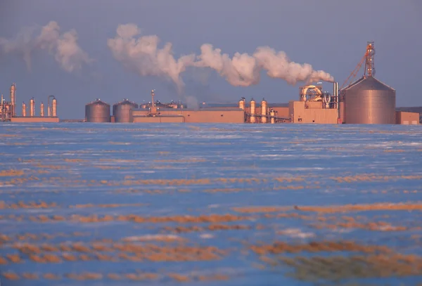 Kálium-karbonát ipari és gyári saskatchewan — Stock Fotó