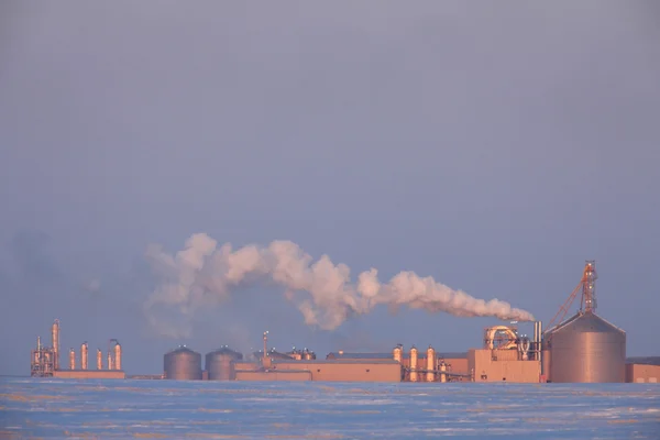 Potażu Przemysłu Fabryka Saskatchewan — Zdjęcie stockowe