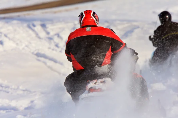 Motos de nieve Canadá — Foto de Stock