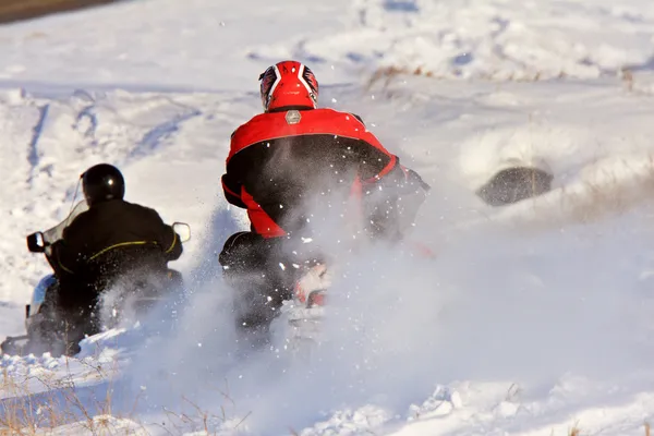 Snowmobiling Canada — Stock Photo, Image