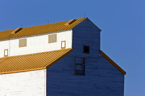 穀物エレベーター サスカチュワン州カナダ — ストック写真