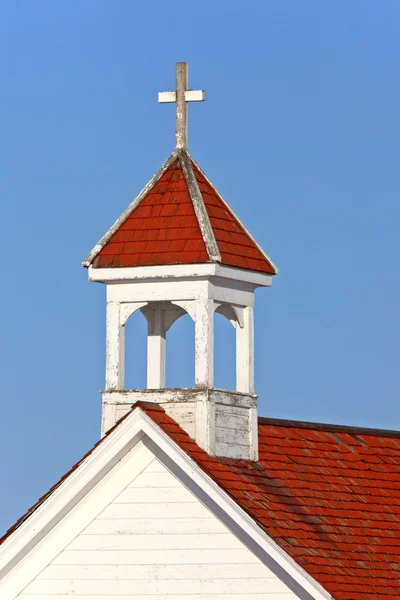 Igreja Anglicana Cruz Madeira Saskatchewan — Fotografia de Stock