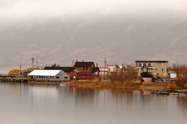 View of Skagway Alaska clipart