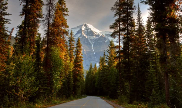 Mount Robson Höst — Stockfoto