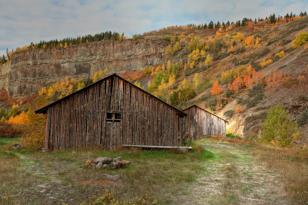 stock image Native village in Northern British Columbia