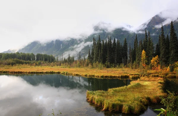 Reflecties Een Meer Brits Columbia — Stockfoto
