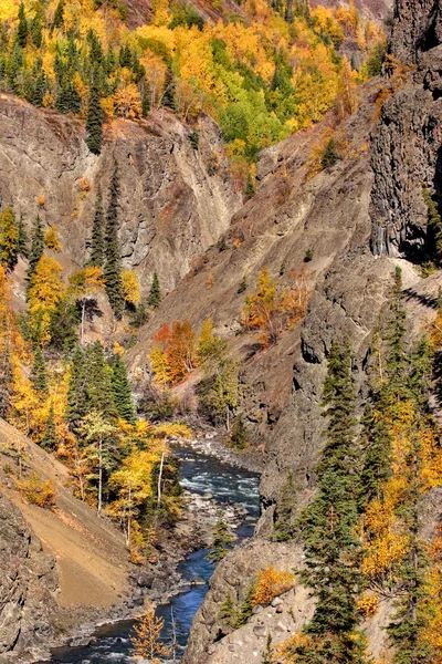 Grand canyon řeky stikine, v provincii Britská Kolumbie — Stock fotografie