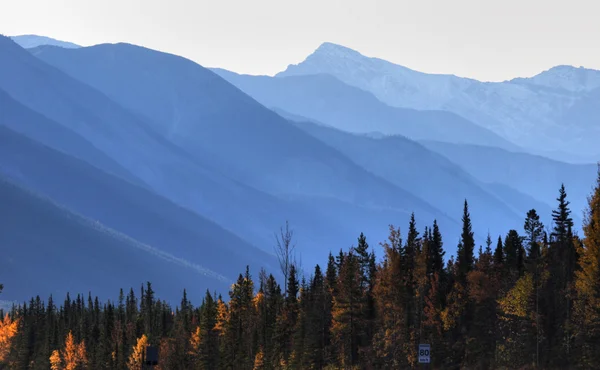 Berglandschap Het Najaar Van Brits Columbia — Stockfoto